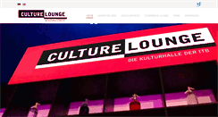 Desktop Screenshot of culturelounge.de